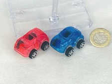 Toy Car Blue Red Mini x2