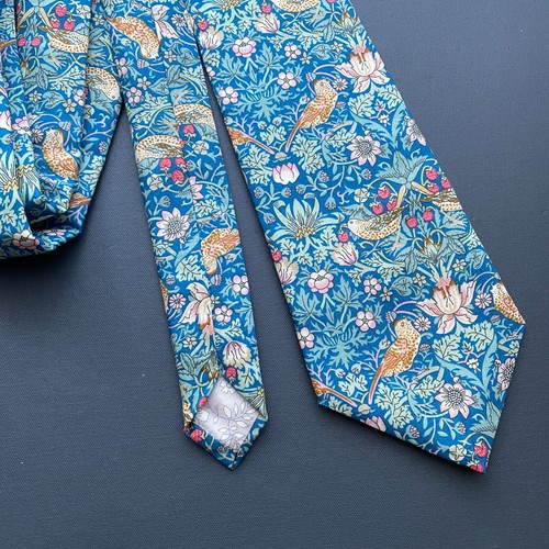 Handmade blue green - green, birds