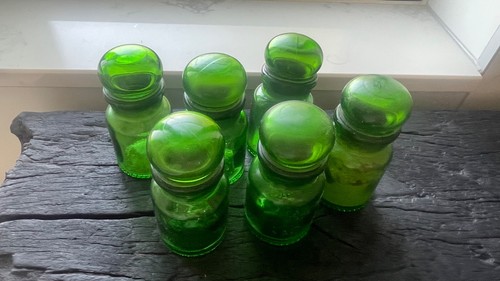 Vintage green glass belgian - vintage,