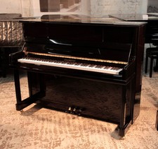 Reconditioned, Steinhoven Upright Piano in Black Gloss | BESBRODE PIANOS