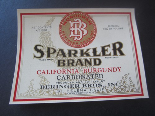 1940 beringer bros - beringer,