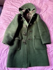 Gloverall Duffle Coat School Coat Bottle Green Age 11