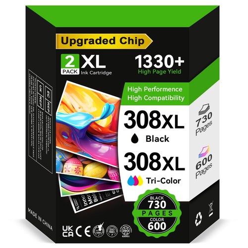 Inkwellz 308xl cmy - 308xl, bk/cmy-