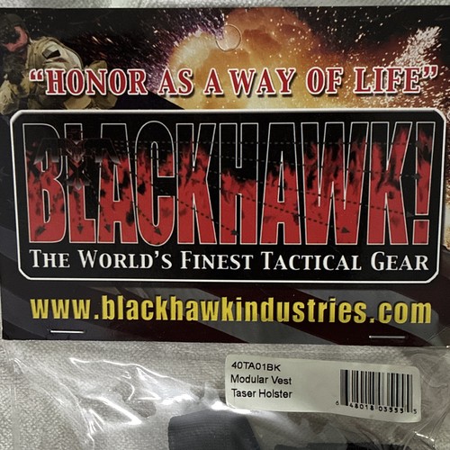 Blackhawk modular vest taser - blackhawk!,