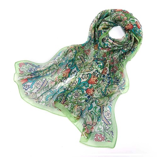 100 silk scarf - 100%, ladies