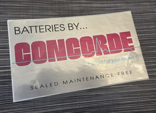 Concorde batteries glossy big - concorde,