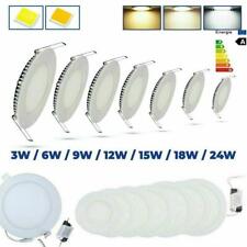 LED Flat Panel Ceiling Spot Light Ultra Slim Recessed Downlights Spotlight Lamps