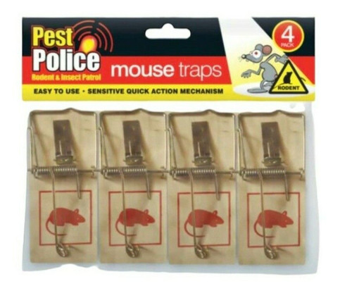 Wooden mouse trap pest control - mouse,