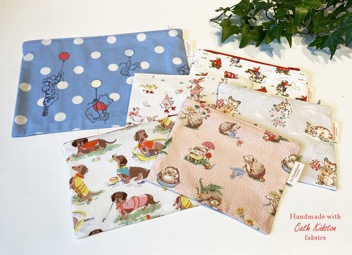Handmade makeup zip pouch - makeup,