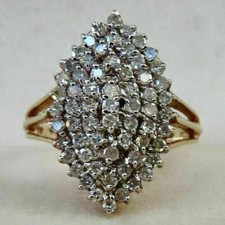 14k Yellow Gold Over 1.25 Ct