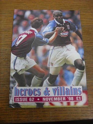 Nov 1998 fanzine aston villa - fanzine:,