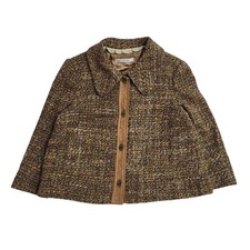 Jesire 90s Brown Button Dress