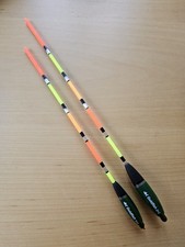 Waggler floats, set of 2 preloaded - roach, tench, bream fishing