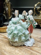 Irish Dresden Minuet Pink Gold