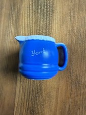 blue Pottery devon pottery style -Vintage Souvenir Blue Jug-YORK-Ornament
