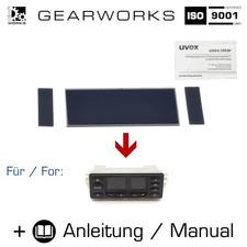 Display climate control panel