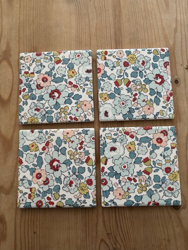 Liberty print ceramic - ceramic, coasters