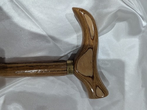 Wooden walking stick curved - walking,