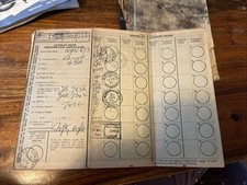 BSA Dandy 1958 memorabilia literature  classic bike Motorcycle Log Book