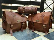 Leather saddlebags Panniers 3