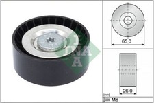 INA V-Belt Deflection Pulley for Mercedes Benz C220d CDi 2.2 Apr 2010-Apr 2014