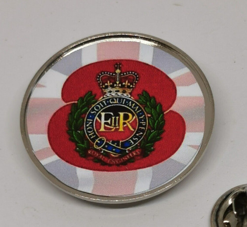 Royal engineers poppi lapel - royal,