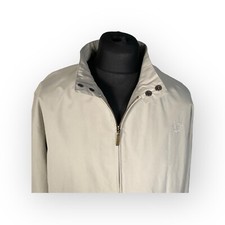 Hoi Polloi Retro Bomber Jacket Mens Large Olive Classic Vintage Mod