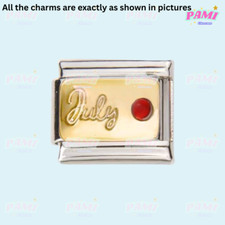 Italian Charm Gold Birthstone