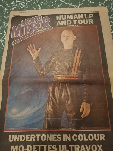 Gary numan record mirror - gary, :