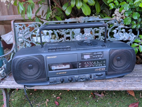 Sharp cd5 boombox - sharp, qt-cd5