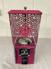 NORTHWESTERN SUPER 60 VENDING SWEET GUMBALL MACHINE FUTURE PINK/BLUE PATTERNED
