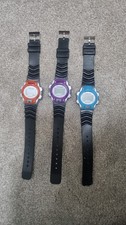 3 Emirates digital watch black