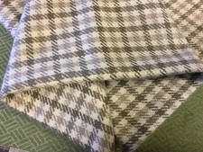 Ian Mankin Fabric Remnant light browns upholstery 100 cm nairn check