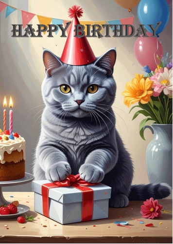 British blue cat - british,