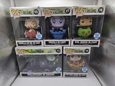 Funko Pops Trains Disney Villains bundle, Exclusive Carts, All Heavy Box Damage.
