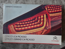 CITROEN C4 PICASSO & GRAND PICASSO OWNERS MANUAL / HANDBOOK 2013 2016  415 PAGES