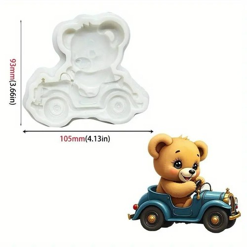 Silicone mould teddy bear - teddy,