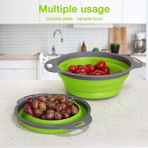 Collapsible colander fruit - fruit, veg