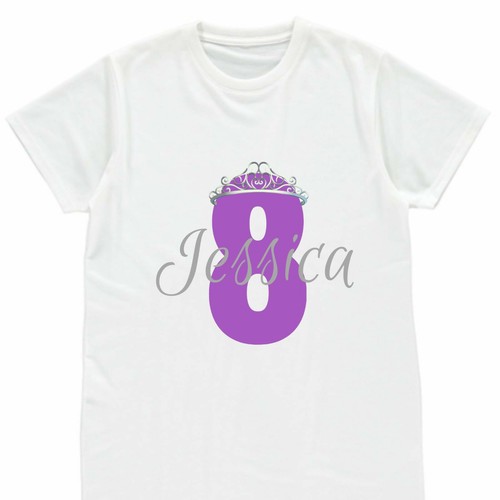 Personalised birthday tshirt - personalised,