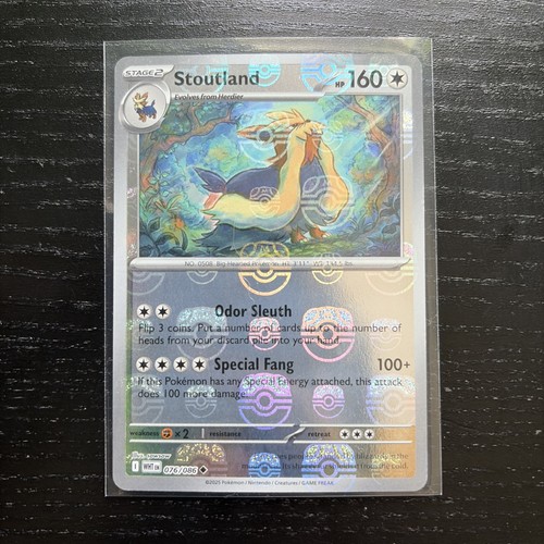 Pokémon card stoutland - pokémon,