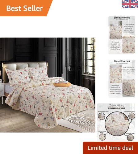 Elegant quilted bedspread - quilted,