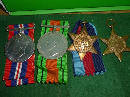 Ww2 atlantic star medal group - ww2,