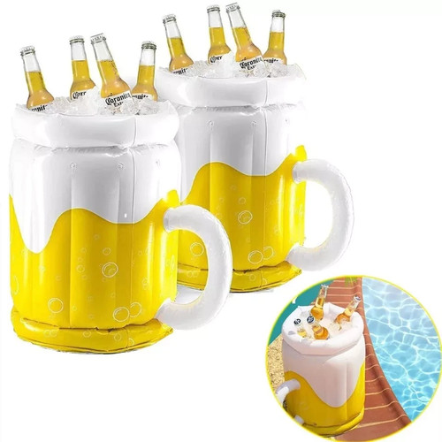 Inflatable beer mug ice - ice, bucket