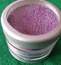 Beads Art Accent Beads X 2 purple and multicoloured In Stacking Pots Containers