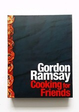 Gordon Ramsay Signed Book Cooking For Friends HB Recipe Chef Cookbook 