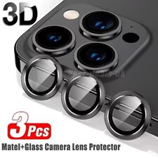 Camera Lens Protector for iPhone 17 14 15 16 Pro Max Metal Ring Glass Lens Cover