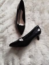 Black Patent Kitten Heels 