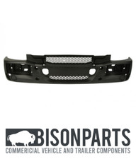 "FITS IVECO EUROCARGO TECTOR BLACK FRONT BUMPER WITHOUT SPOT & FOG LAMP HOLES