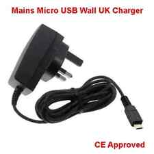 CHARGER FOR ALCATEL ONE TOUCH POP C1 PHONE - UK MAINS PLUG MICRO USB COMPATIBLE
