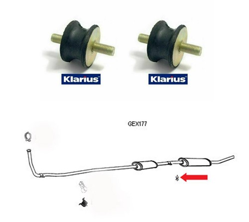 Exhaust rubber mounts - rubber,